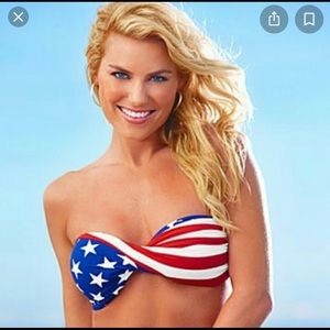 American flag bikini top by VENUS SWIM